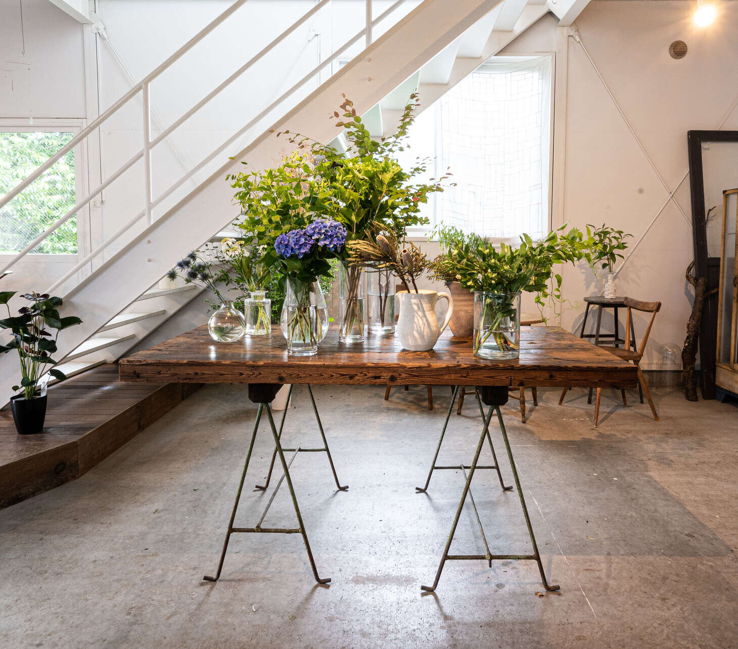 【みやぎ野パルク】早春の投げ入れ花束作り ワークショップ